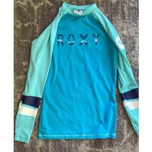 Roxy Compression Long Sleeve Swim Shirt Wetsuit Top Women's Size 8
